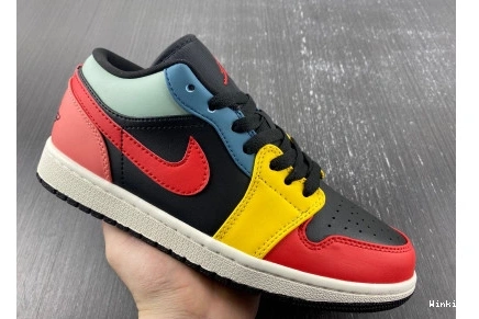 SE Jordan Low Black DN3739-060 Retro 1 Multi-Color 0727